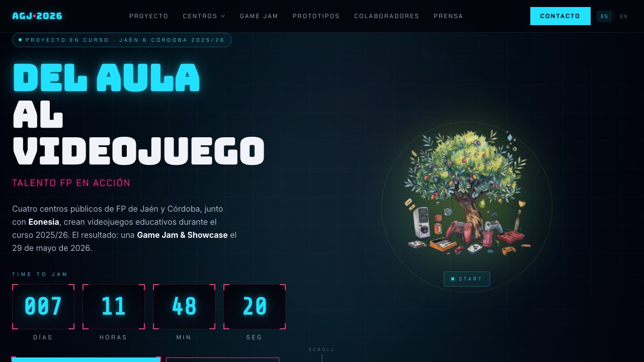Andalucía Game Jam — hero